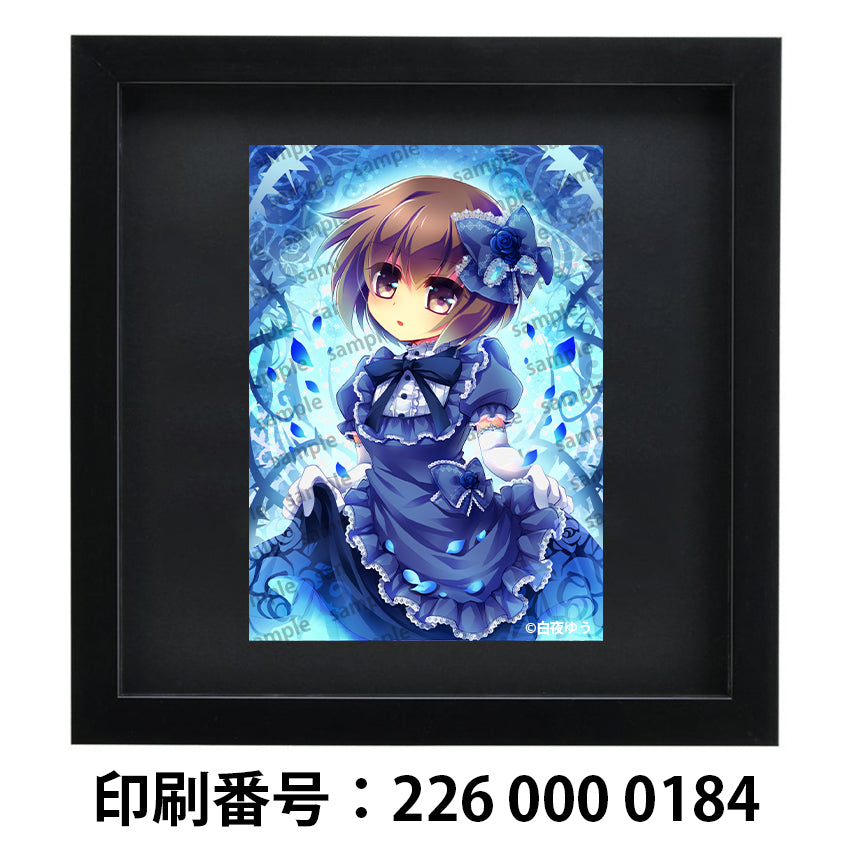 ネップリ イラスト 可愛い女の子 おしゃれ服 美しい 綺麗 ゴスロリ クラロリ ゴシック ドレス ショートカット コンビニプリント ネットプリント 個性的 おすすめ 人気 イラストレーター 絵師 クリエイター グッズ ローソン ファミマ タイトル:レティーツィア【蒼】 作:白夜ゆう