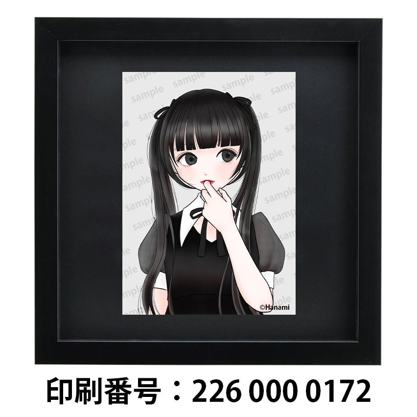 ネップリ イラスト 可愛い女の子 かわいい おしゃれ服 黒髪 ロング ツインテール ゴシック コンビニプリント ネットプリント 個性的 おすすめ 人気 イラストレーター 絵師 クリエイター グッズ ローソン ファミマ タイトル:Hanami PART12 作:Hanami
