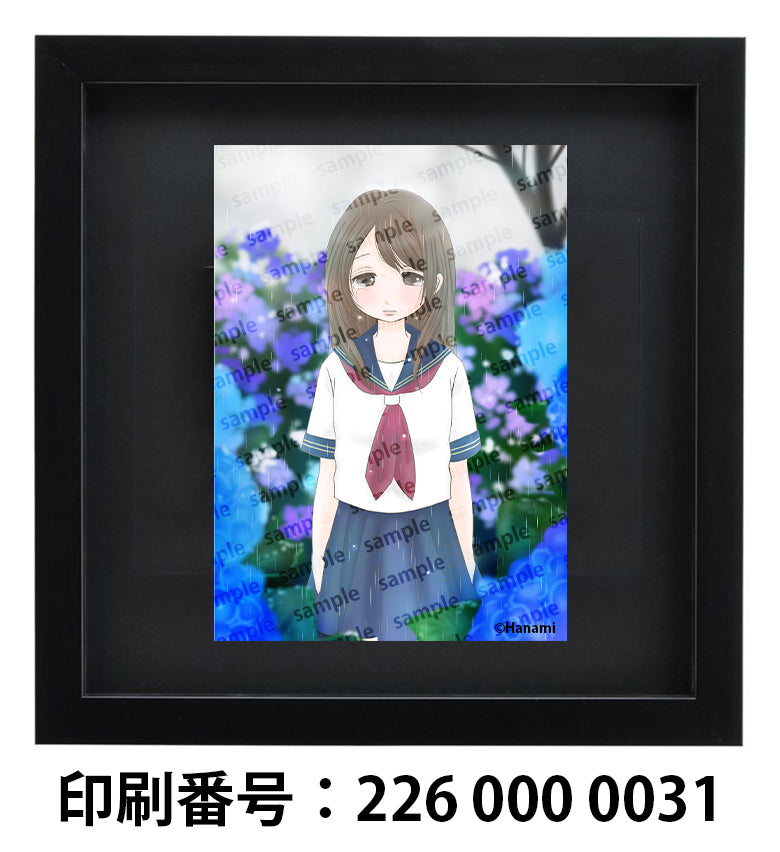 ネップリ イラスト 可愛い女の子 おしゃれ JK 女子高校生 セーラー服 プリッツスカート コンビニプリント ネットプリント 個性的 おすすめ 人気 イラストレーター 絵師 クリエイター グッズ ローソン ファミマ タイトル:Hanami PART4 作:Hanami