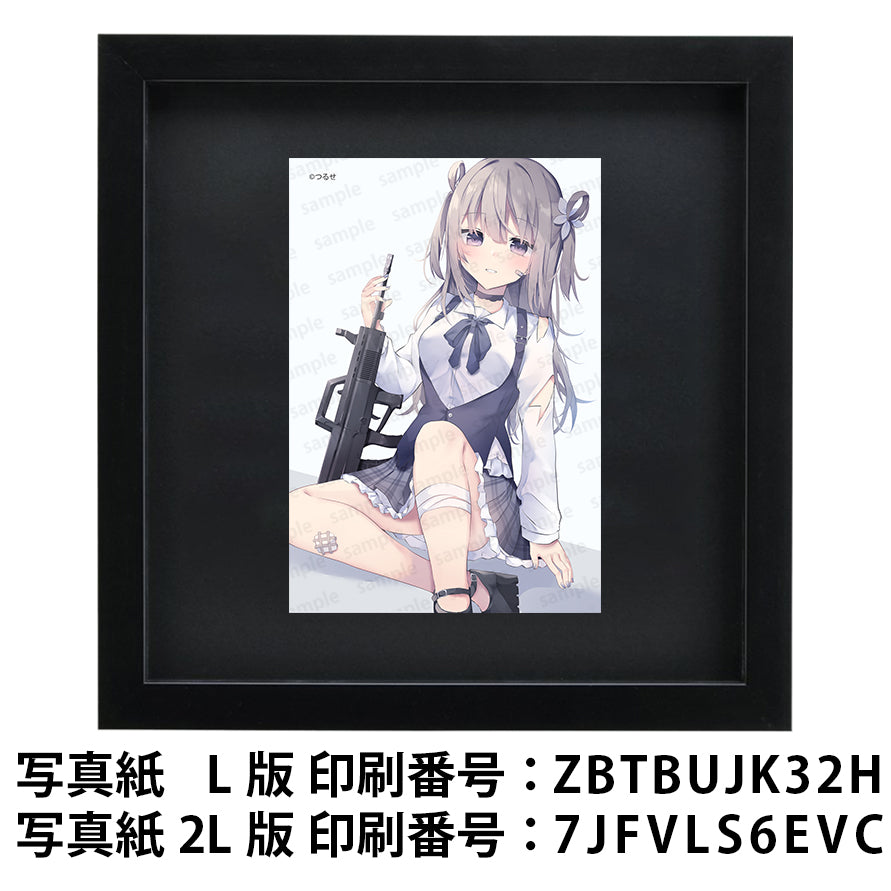 ネップリ　イラスト　可愛い女の子　かっこいい女子　かわいい　おしゃれ　コンビニプリント　ネットプリント　個性的　おすすめ　人気　イラストレーター　クリエイター　絵師　ローソン　ファミマ　グッズ　タイトル：つるせ PART4　作：つるせ