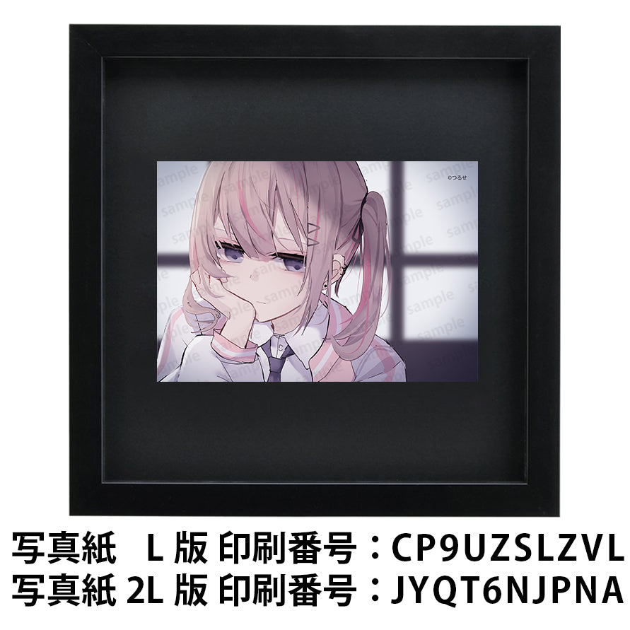ネップリ　イラスト　可愛い女の子　エモい　かわいい　おしゃれ　コンビニプリント　ネットプリント　個性的　おすすめ　人気　イラストレーター　クリエイター　絵師　ローソン　ファミマ　グッズ　タイトル：つるせ PART7　作：つるせ
