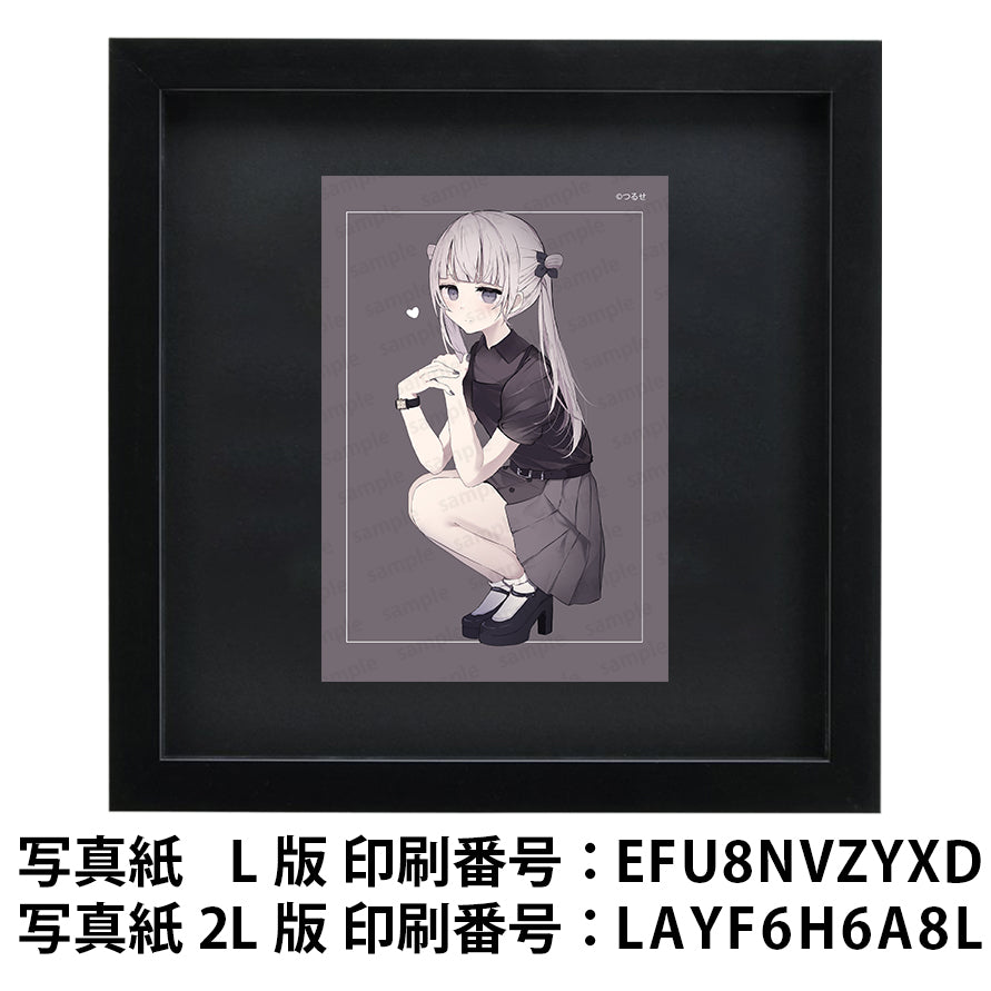 ネップリ　イラスト　可愛い女の子　おしゃれ服　萌え　エモい　かわいい　コンビニプリント　ネットプリント　個性的　おすすめ　人気　イラストレーター　クリエイター　絵師　ローソン　ファミマ　グッズ　タイトル：つるせ PART12　作：つるせ