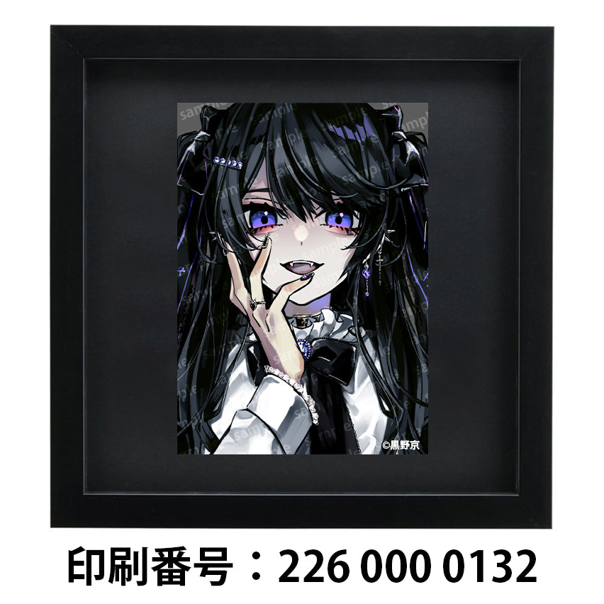 ネップリ　イラスト　可愛い女の子　かっこいい女子　おしゃれ服　エモい　病みかわいい　メンヘラ　ヤンデレ　個性的　黒髪　ピアス　ゴシック　ピアス　コンビニプリント　ネットプリント　シール　ステッカー　おすすめ　人気　イラストレーター　クリエイター　絵師　グッズ　ローソン　ファミマ　タイトル：黒野京 PART18　作：黒野京