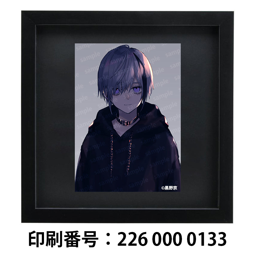 ネップリ　イラスト　男の子　かっこいい　イケメン　おしゃれ　クール　エモい　病みかわいい　メンヘラ　ヤンデレ　銀髪　ピアス　フード　パーカー　少年　メンズ　個性的　コンビニプリント　ネットプリント　シール　ステッカー　おすすめ　人気　イラストレーター　クリエイター　絵師　グッズ　ローソン　ファミマ　タイトル：黒野京 PART19　作：黒野京